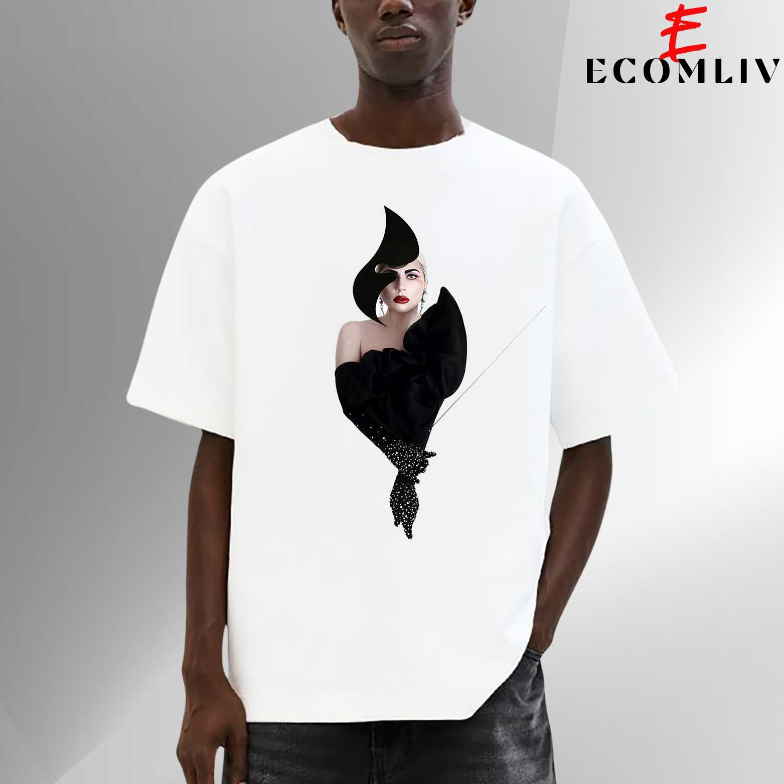 Lady Gaga T-Shirt, Pop Culture Streetwear, Unisex T-Shirt
